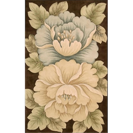 Nourison Tropics Area Rug Collection Brown 3 Ft 6 In. X 5 Ft 6 In. Rectangle 99446544995